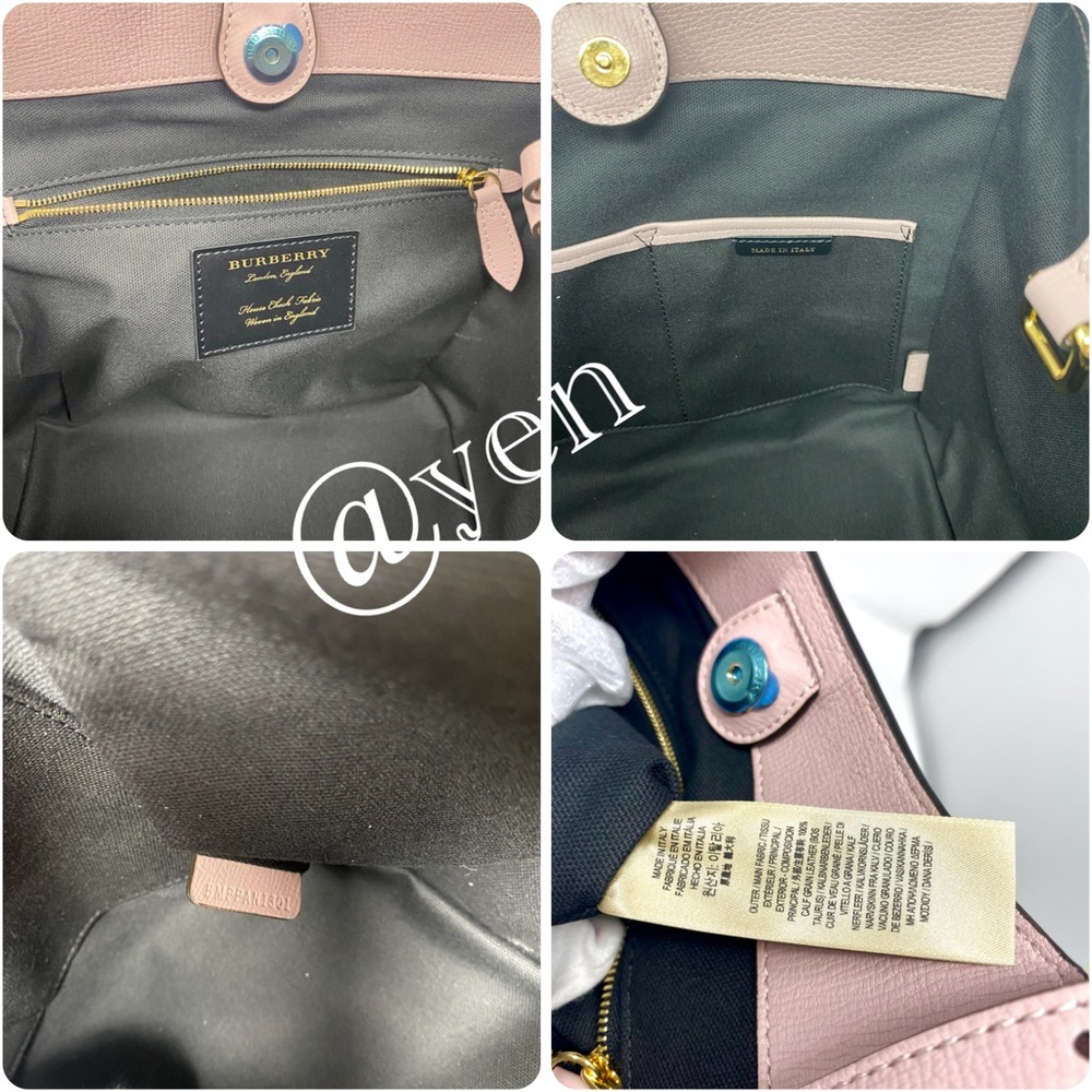 Burberry pink house check durby Canterbury tote - Picture 12 of 15